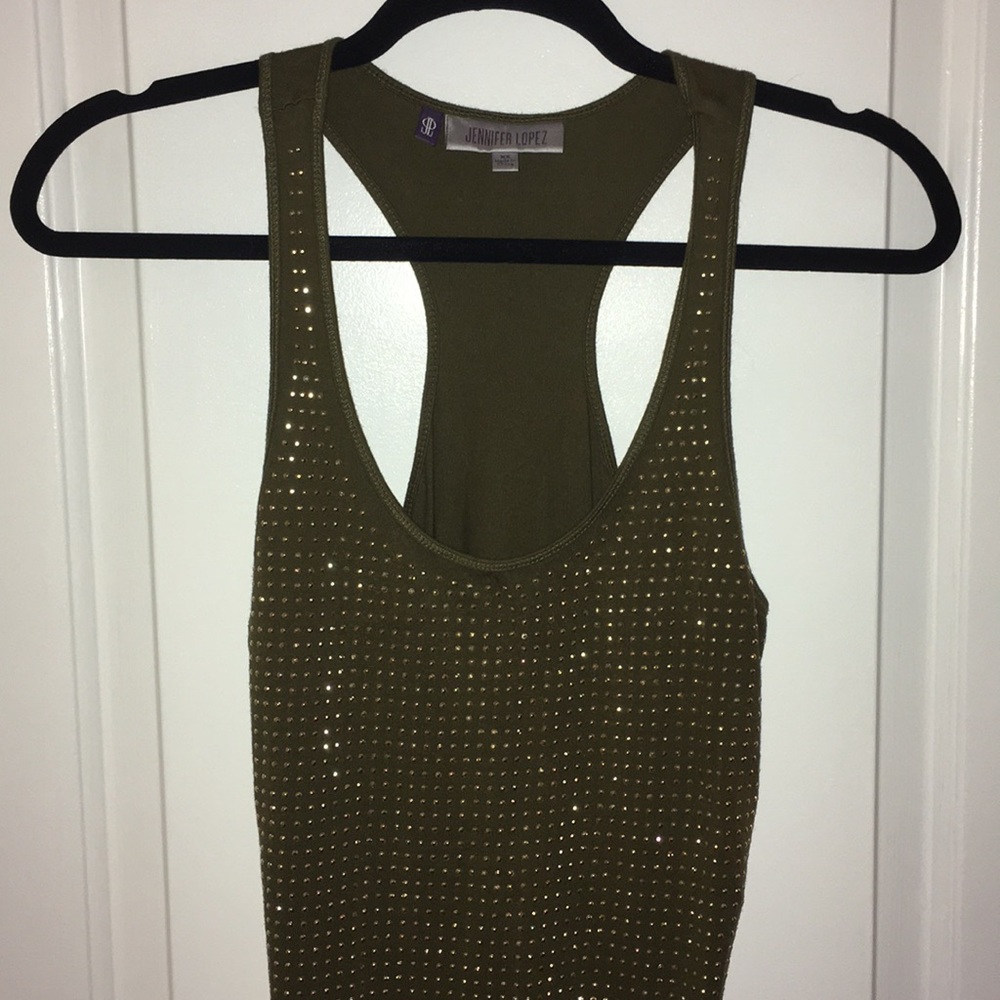 Olive green dress
